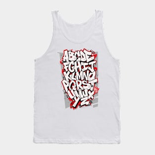 Graffiti Alphabet Tank Top